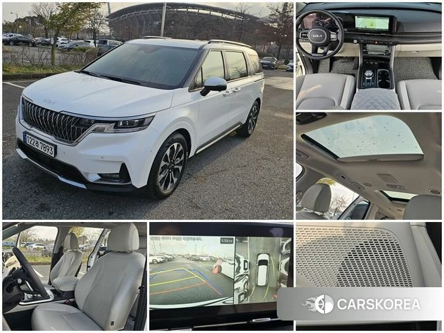 Kia Carnival 4th generation 2023 Белый из Кореи