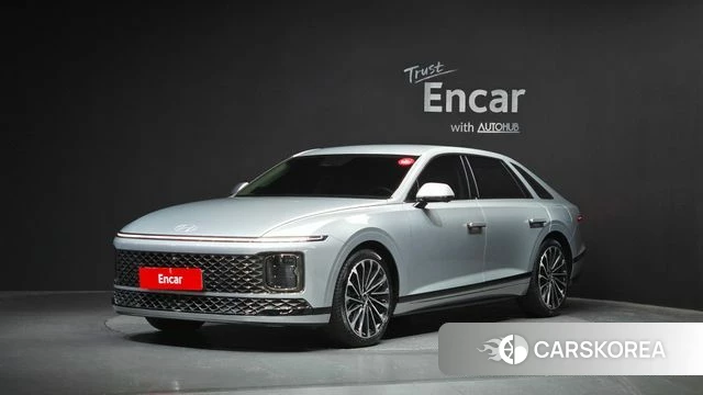 Hyundai Grandeur Hybrid (GN7) 2024 Серебристо-серый из Кореи