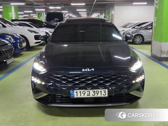 Kia K8 Hybrid 2023 Синий из Кореи