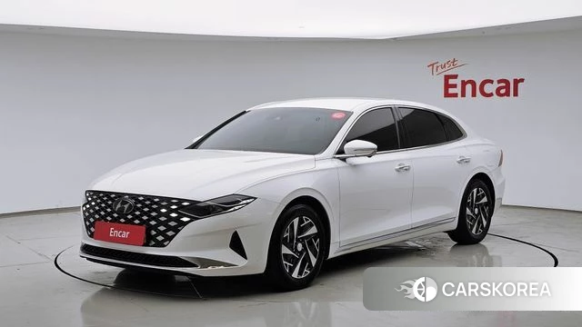 Hyundai The New Grandeur IG Hybrid 2021 Белый из Кореи