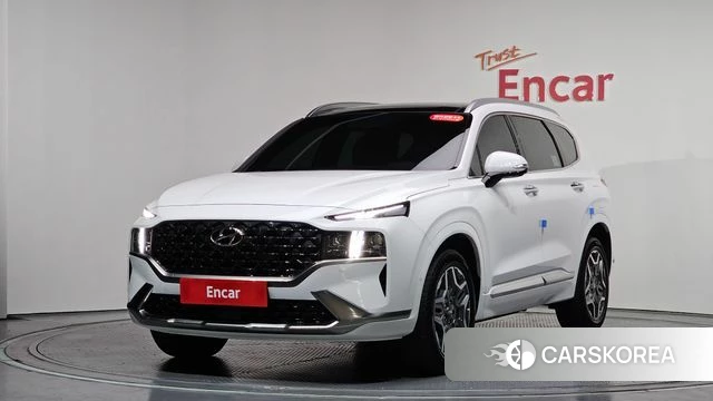 Hyundai The New Santa Fe 2022 Белый из Кореи