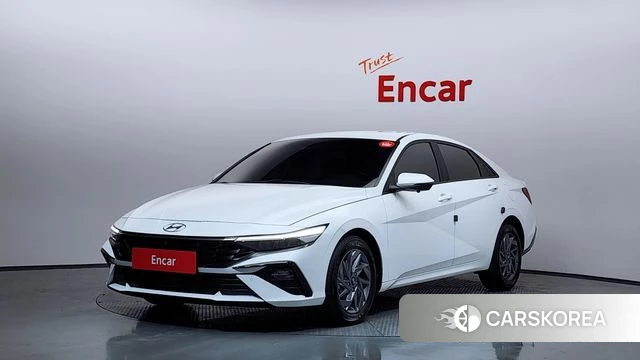 Hyundai The New Avante (CN7) 2023 Белый из Кореи