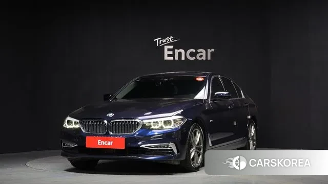 BMW 5 Series (G30) 2018 Синий из Кореи