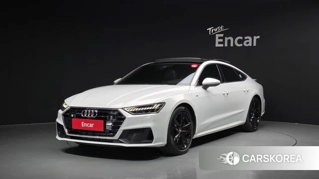 Audi A7 (4K) 2020 Белый из Кореи