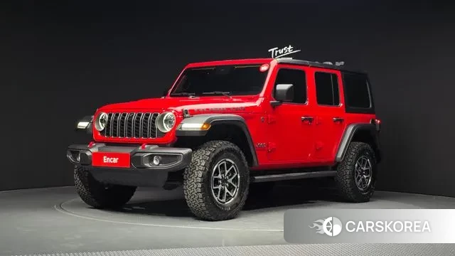 Jeep Wrangler (JL) 2025 Красный из Кореи