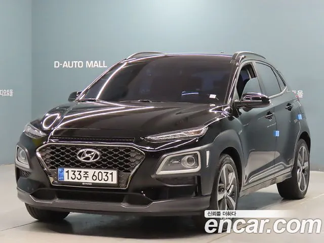 Hyundai Kona Electric 2019 Черный из Кореи