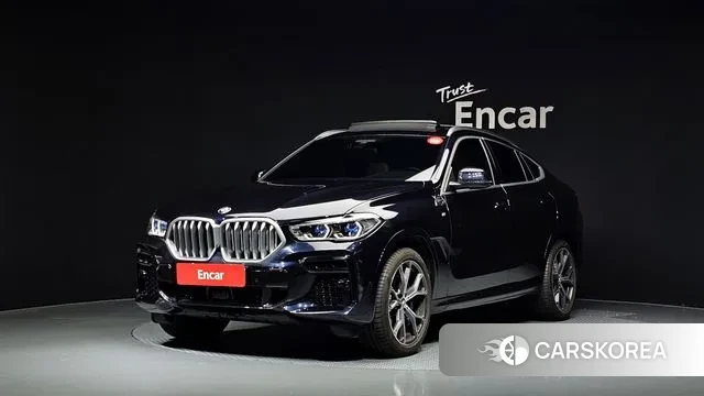 BMW X6 (G06) 2023 Черный из Кореи