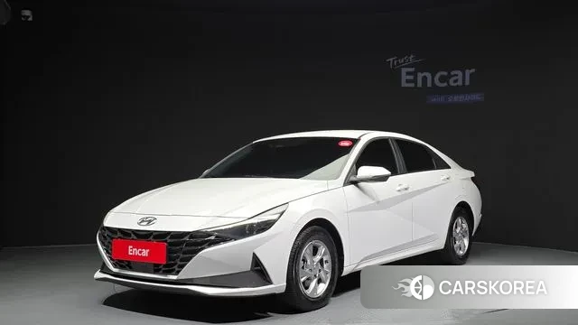 Hyundai Avante (CN7) 2022 Белый из Кореи