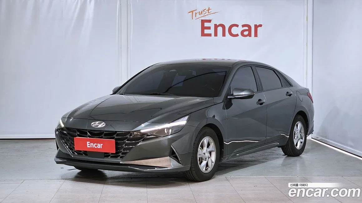 Hyundai Avante (CN7) 2021 Серый из Кореи