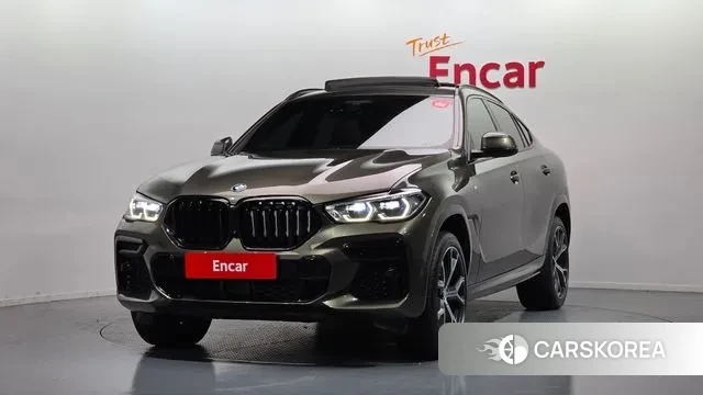 BMW X6 (G06) 2022 Светло-зеленый из Кореи