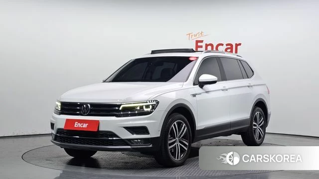 Volkswagen Tiguan Allspace 2018 Белый из Кореи