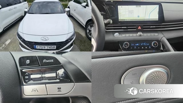 Hyundai Avante (CN7) 2022 Белый из Кореи