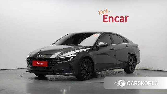 Hyundai Avante (CN7) 2022 Серый из Кореи