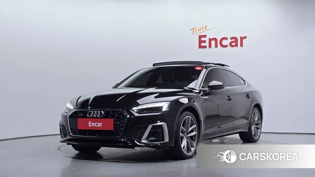 Audi A5 (F5) 2021 Черный из Кореи