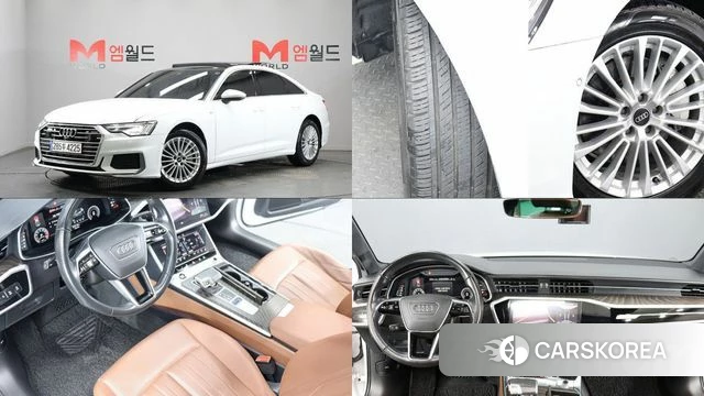 Audi A6 (C8) 2021 Белый из Кореи