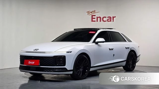 Hyundai Grandeur Hybrid (GN7) 2024 Белый из Кореи