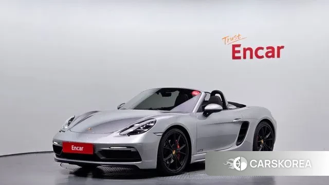 Porsche 718 Boxster 2018 Серебряный из Кореи