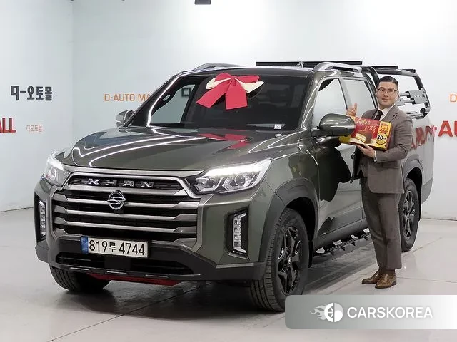 Ssangyong The New Rexton Sports Cannes 2021 Темно-зеленый из Кореи