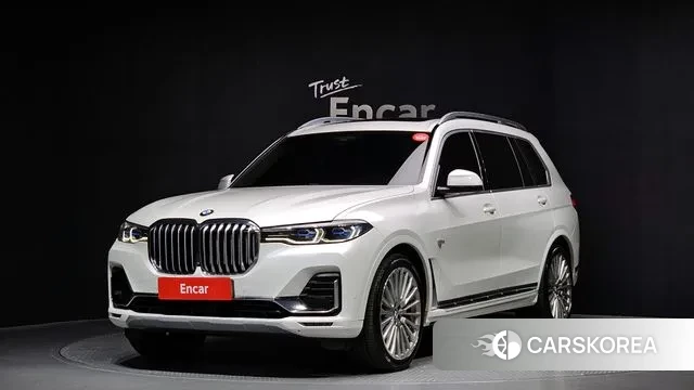 BMW X7 (G07) 2021 Белый из Кореи