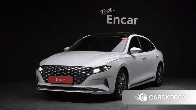 Hyundai The New Grandeur IG Hybrid 2021 Белый из Кореи
