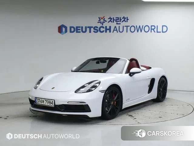 Porsche 718 Boxster 2018 Белый из Кореи