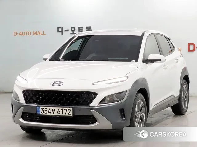 Hyundai The New Kona Hybrid 2022 Белый из Кореи