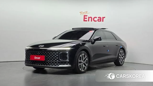 Hyundai Grandeur Hybrid (GN7) 2023 Черный из Кореи