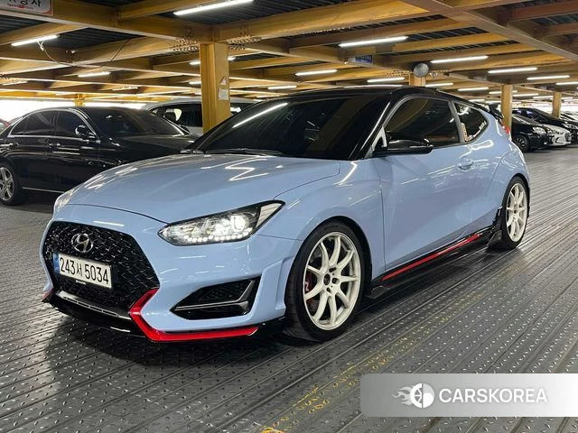 Hyundai Veloster (JS) 2018 Небесно-голубой из Кореи