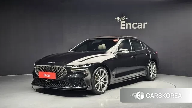 Genesis The New G70 2021 Черный из Кореи