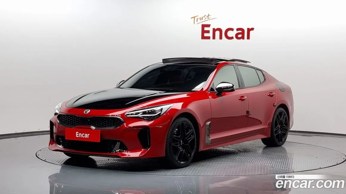 Kia Stinger 2018 Красный из Кореи