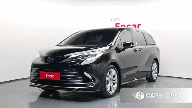 Toyota Sienna 4th Generation 2021 Черный из Кореи