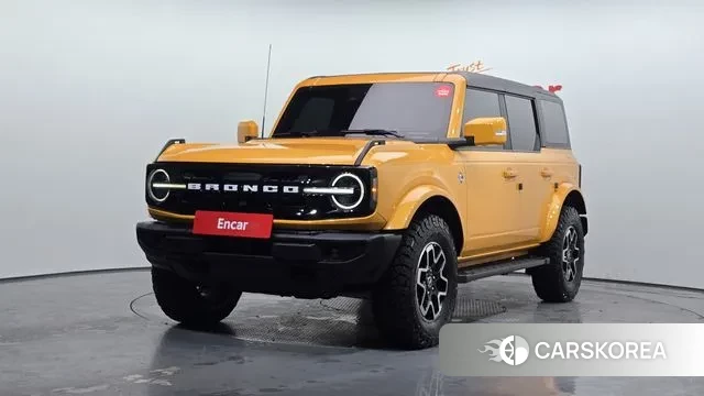 Ford Bronco 6th Generation 2022 Желтый из Кореи
