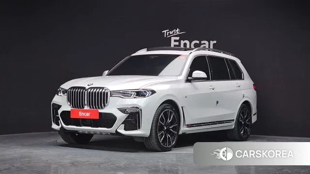 BMW X7 (G07) 2021 Белый из Кореи