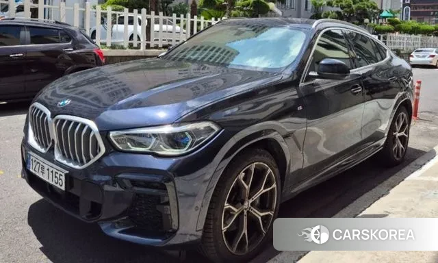 BMW X6 (G06) 2022 Черный из Кореи