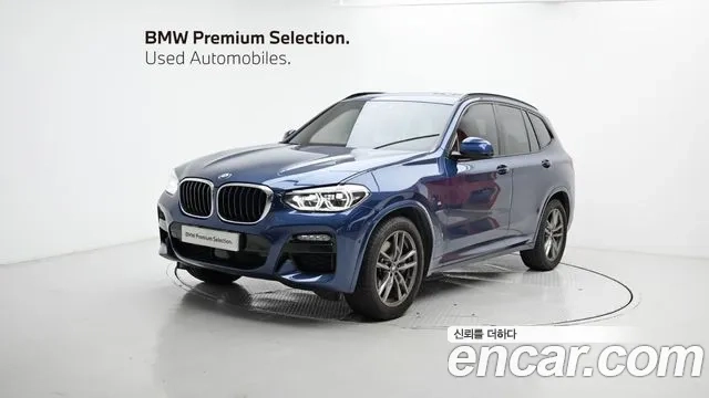 BMW X3 (G01) 2021 Синий из Кореи