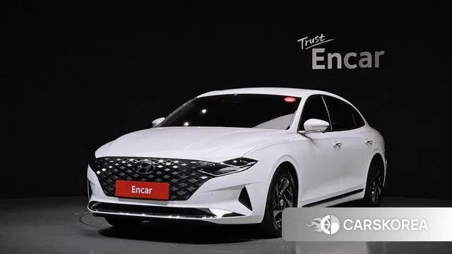 Hyundai The New Grandeur IG Hybrid 2021 Белый из Кореи