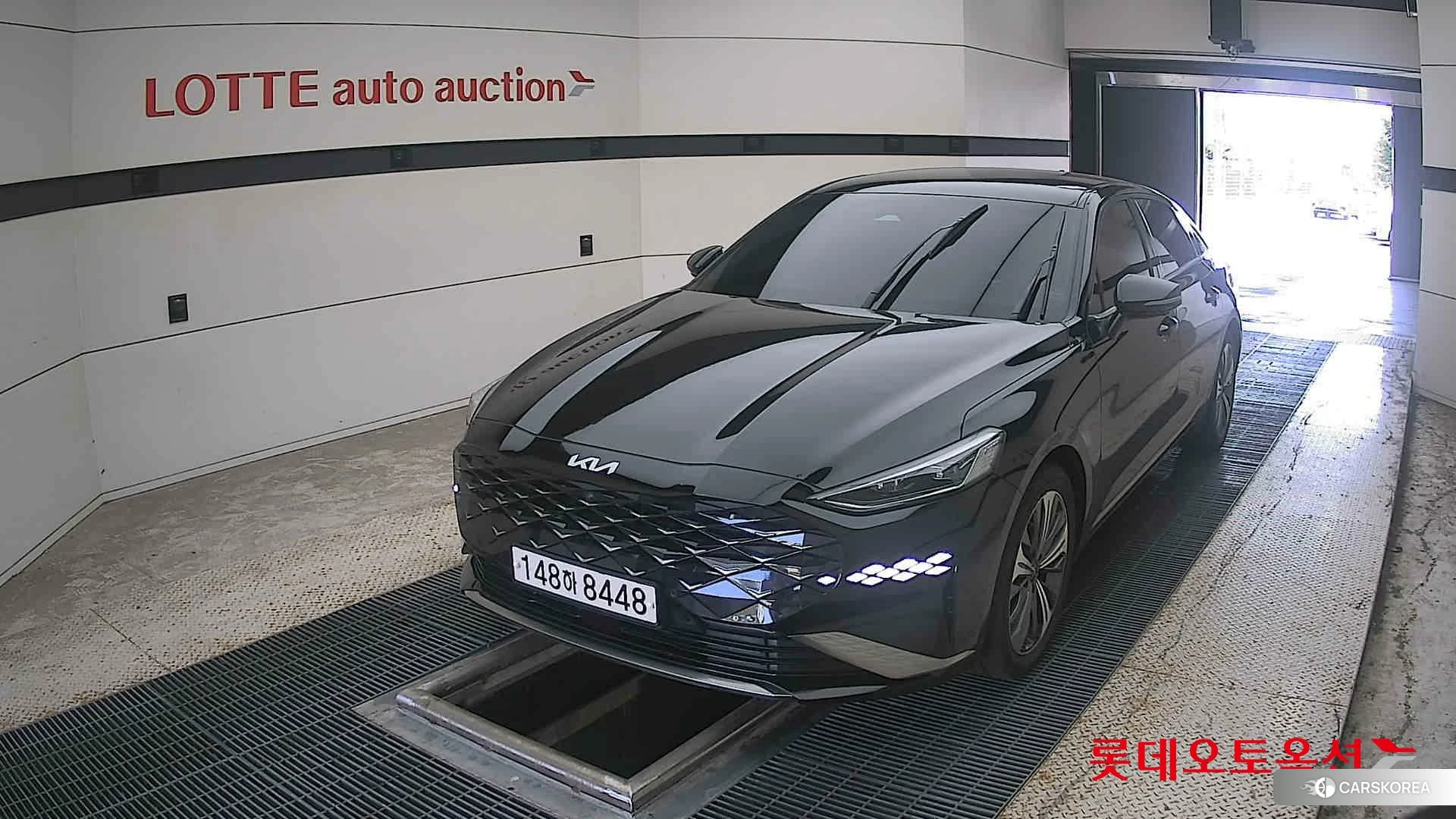 Kia K8 Hybrid 2022 Aurora Black Pearl из Кореи