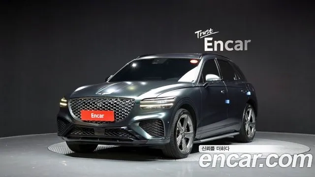 Genesis GV70 2022 Темно-зеленый из Кореи