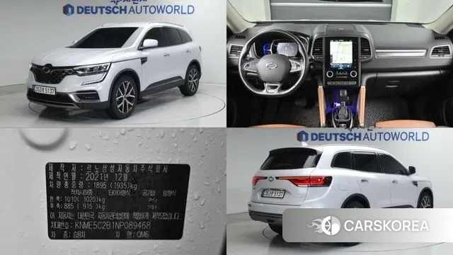 Renault Korea (Samsung) The New QM6 2021 Белый из Кореи