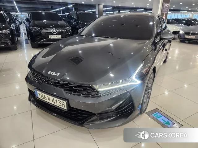 Kia K5 3rd generation 2021 Серый из Кореи