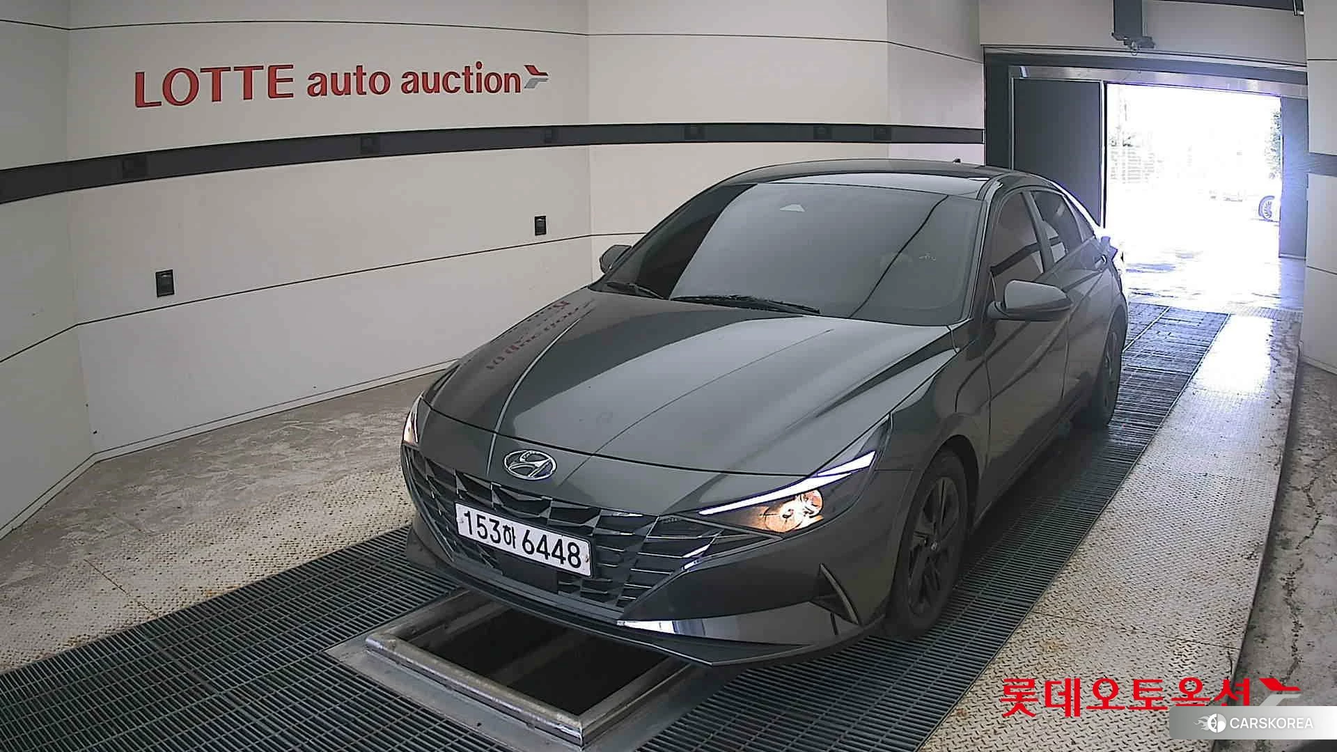 Hyundai Avante Hybrid 2021 Amazon Gray из Кореи