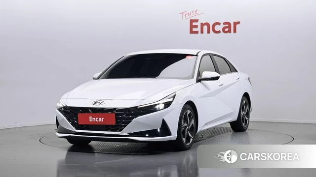Hyundai Avante (CN7) 2021 Белый из Кореи
