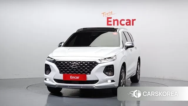 Hyundai Santa Fe TM 2019 Белый из Кореи