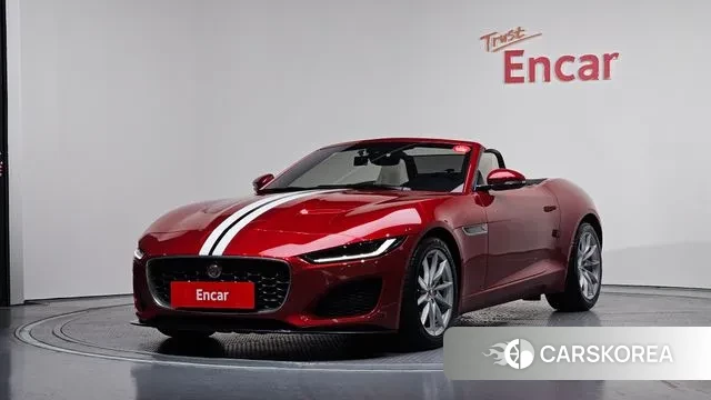 Jaguar F-TYPE 2021 Красный из Кореи