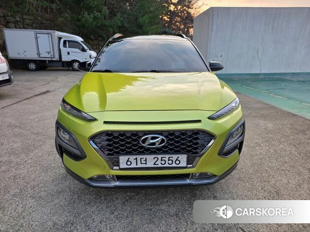 Hyundai Kona 2018 Светло-зеленый из Кореи