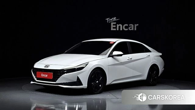 Hyundai Avante (CN7) 2023 Белый из Кореи