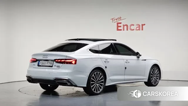 Audi A5 (F5) 2022 Белый из Кореи