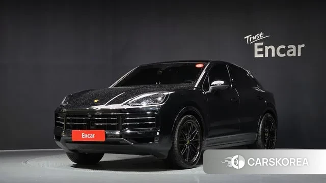 Porsche Cayenne (PO536) 2023 Черный из Кореи