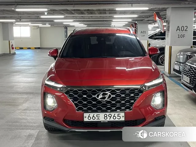 Hyundai Santa Fe TM 2019 Красный из Кореи