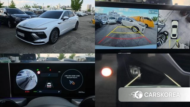 Hyundai Sonata D Edge Hybrid (DN8) 2023 Белый из Кореи